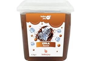 Bobajoy Cola Boba Pearls Popping Bursting Boba, Bubble Tapioca Pearls For Bubble Tea 8.8 lbs (Approximately 100 Servings)