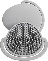 Shnuggle Baby Bath Brush Soft Silicone Bristles Grey Cradle Cap