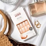 KISS Salon Acrylic Natural Euphoria White Millellang Nails 28pc Kit view 5