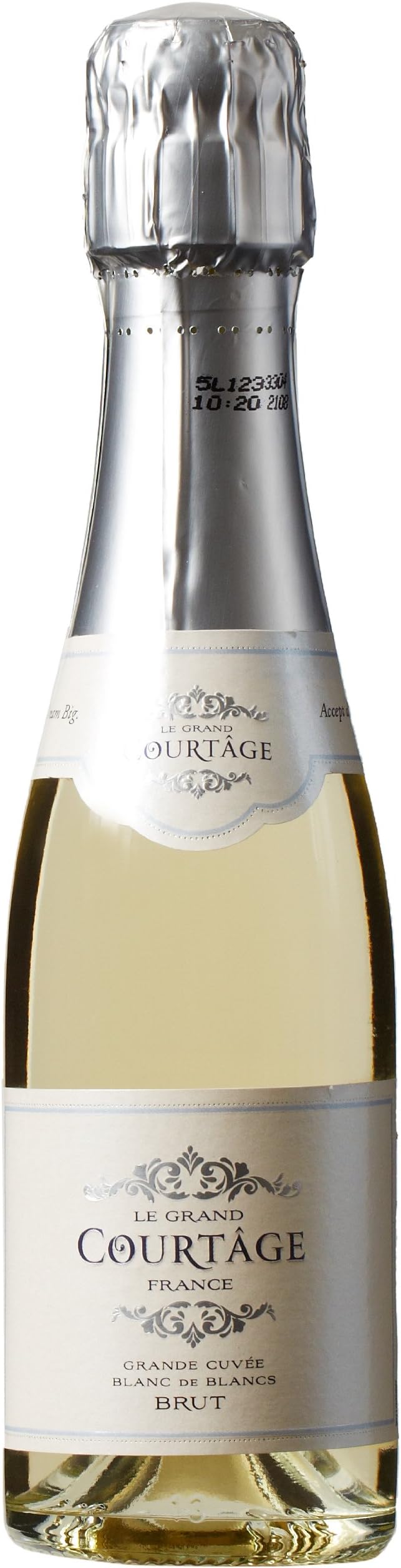 NV Le Grand Courtage France Grand Cuvee Blanc de Blancs Brut 187 mL