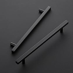 Ravinte Black Cabinet Handles 20 Pack 8 inch Matte