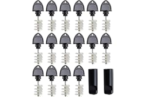 Cirwurie 16pcs Beer Faucet Plug Brush+2pcs Tap Covers Beer Keg Tap Brush Cap Cover Cleaning Brush for Draft Beer Faucet