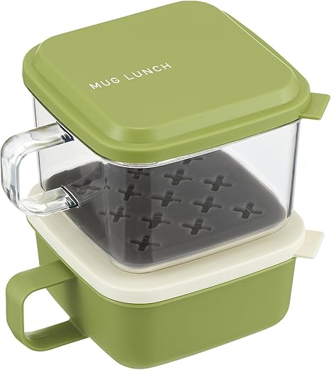 Amazon オーエスケー Lunch Chime お弁当箱 マグランチボックス サラダ グリーン Msl 9 弁当用箸 カトラリー オンライン通販