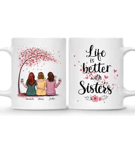 A Sister Is Gods Way Of Making Sure We Never Walk Alone Coffee Mug
