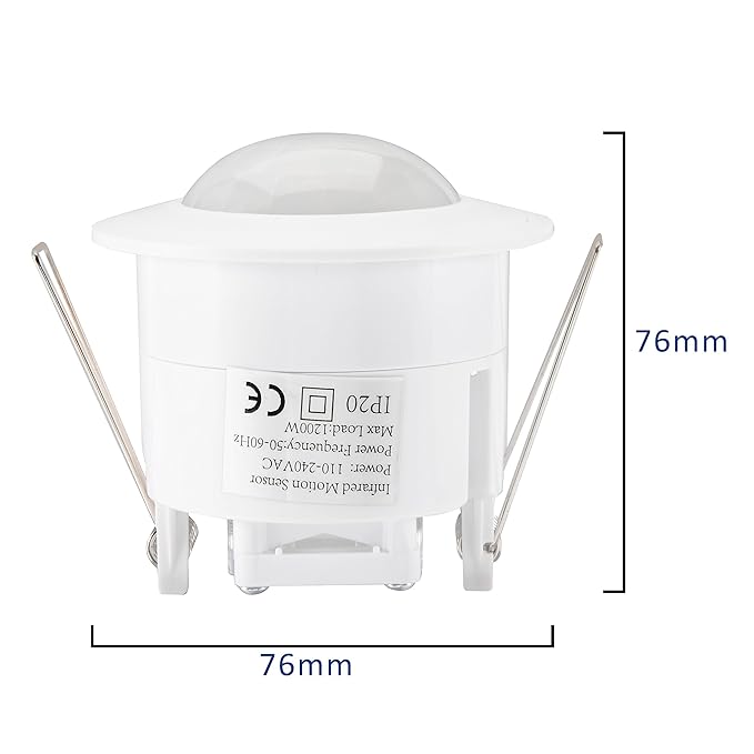 EbuyChX Mini Motion Sensor Lumipat 110V-240V Ceiling PIR ...