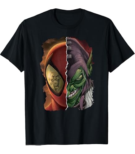 Goblin 限定 フェイスTシャツ　XL Amazon.com: Marvel Spider-Man: No Way Home Green Goblin Face T