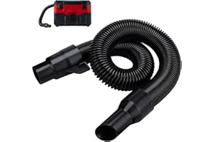 SOLLON 14-37-0105 18V Wet/dry Vac Hose Assembly Fit for Milwaukee 18V/28V Wet/Dry Vacuum, 14-37-0105 Vacuum Hose for 0880-20 0780-20 0970-20 (Internal Storage)