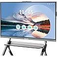Shiarffe 75 Inch Smart Board 4K UHD Smartboard Interactive Whiteboard with 48MP Camera, 8-Array Microphone, Touchscreen Digital Whiteboard for Classroom Office Home
