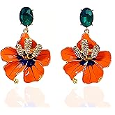 Medieval Retro Round Ear Buckles Colorful round bead Baroque personalized design earrings Women's Ear Studs Zirconia Colorful Gemstone Hoops