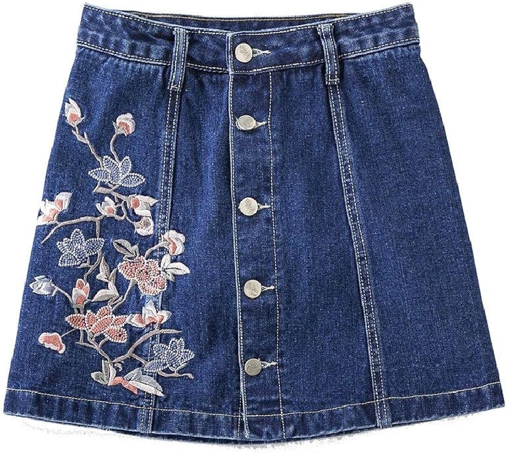 Gonna Di Jeans Donna Vita Alta - Midi Svasata Con Spacco Davanti, Denim Morbido - Foto 6