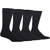 Chaps Men's Diamond Dress Crew Socks (4-Pack)