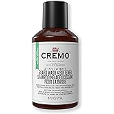 Cremo Beard Wash & Softener 2-in-1, Mint Blend, Soothe Beard Itch, Clean & Refreshen Beard, 6 Fl Oz