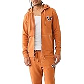 True Religion Men's Big T Cross Stitch Zip Up