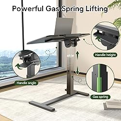 Gibbon Mounts Rolling Laptop Desk, Mobile Standing
