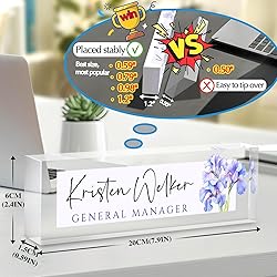 Custom Office Name Plate for Desk - Desk Name Plate