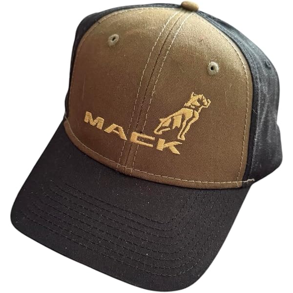 Amazon.com: Mack Trucks Hat Black Grey & Gold Embroidered Bridge