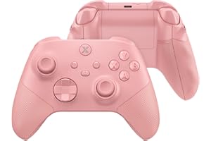 eXtremeRate ASR Version Redesigned Full Set Shell Buttons for Xbox Core Controller, Ergonomic Trigger Stop Rubberized Grip Fa