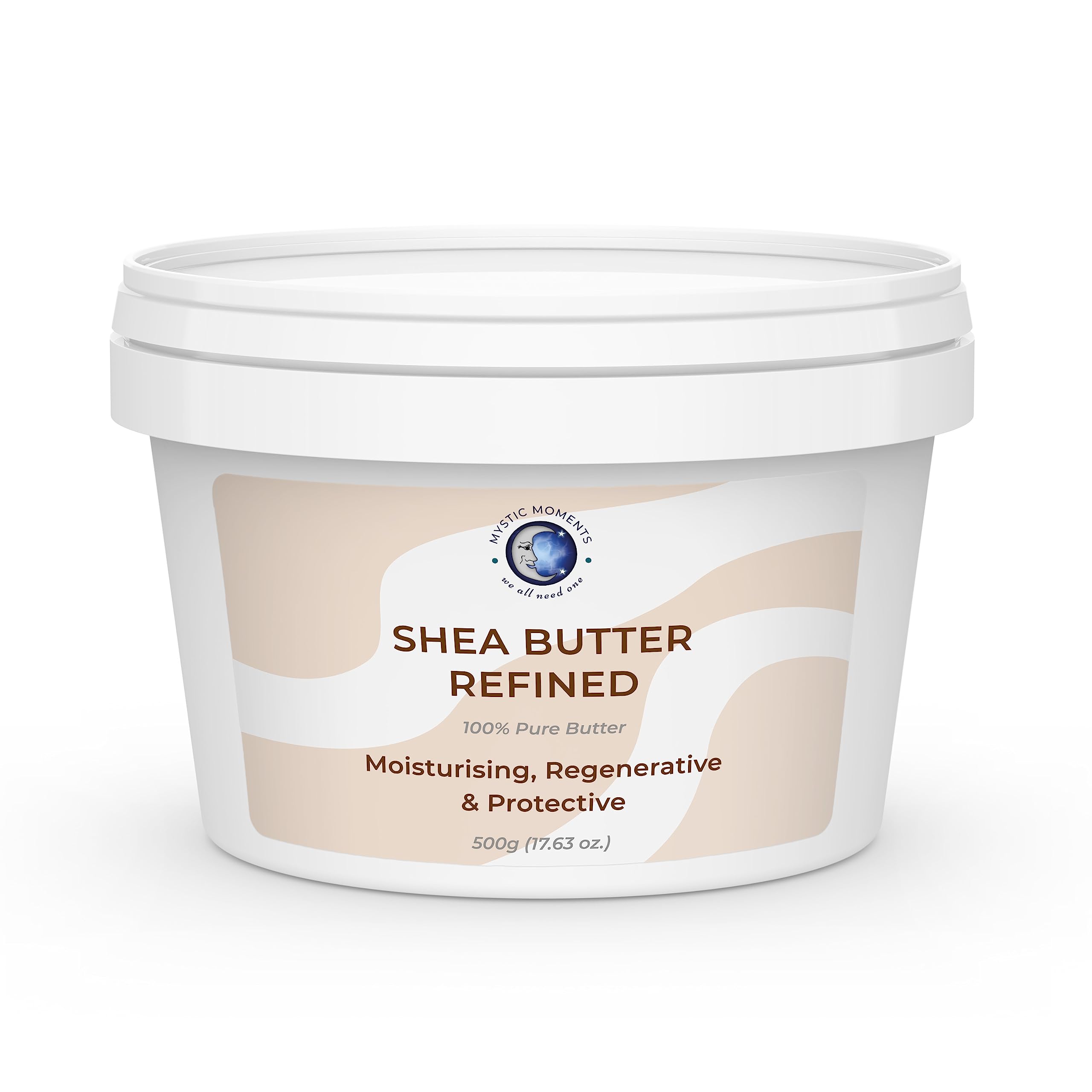Mystic Moments | Shea Butter Refined Butter 500g - Pure & Natural Cosmetic Butters Vegan GMO Free