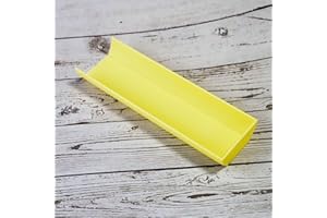 PIAOLGYI Chips Holder,Crisp Dispenser,Holder for Pringles 5.5 oz(Yellow)