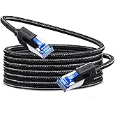 UGREEN Cat 8 Ethernet Cable High Speed 40Gbps 2000Mhz Network Shielded Cable Braided Heavy Duty RJ45 LAN Cables Internet Cord