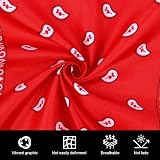 Aomig Paisley Bandana 12 Pcs Pirate Head Scarf Multicolor Hair Wraps view 4