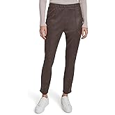 Andrew Marc Womens Pintuck Skinny Faux Suede Bottoms