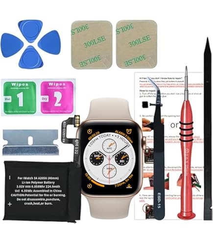 Apple watch 5 44mm バッテリー93％  ヒビあり 純正交換用バッテリー Apple Watch シリーズ SE 1 2 3 4 5 6 7 8
