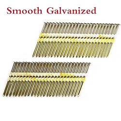 BHTOP 3 Inch Framing Nails, 21 Degree EG Smooth