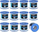 POOLPURE Filter VI for Spa Pool Filter Cartridges 90352E Pack of 12