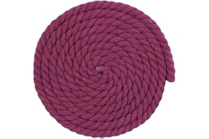 West Coast Paracord Twisted 3 Strand Natural Cotton Rope Artisan Cord – 1/4, 1/2, 5/8, 3/4 and 1 Inch Diameters – 10, 25, 50, 100 Feet