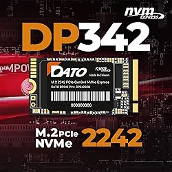 DATO M.2 2242 SSD 512GB, PCIe Gen3 x4 NVMe 1.3