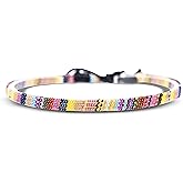 Made by Nami Boho Surfer Bracelets for Men and Women Crafted from Colorful Braided Strings Adjustable and Waterproof Handmade Bracelets for Summer Beach and Ethnic Hippie Style