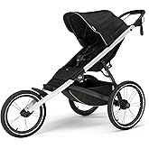 Thule Glide 3 Single Child All-Terrain &amp; Jogging Stroller, Lightweight, air-Filled Tires, Twist Hand Brake, Fixed Front Wheel