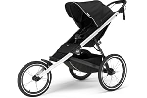 Thule Glide 3 Single Child All-Terrain & Jogging Stroller, Lightweight, air-Filled Tires, Twist Hand Brake, Fixed Front Wheel