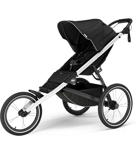 Thule Chariot Lite Double Multisport Trailer & Stroller in Agave with Compatible Wind & Sun UPF50+ Protection Tarp : Baby