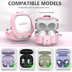 Secure Lock Clear Case for Samsung Galaxy Buds 2