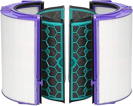 Ersatzfilter Fur Dyson Tp04 Pure Cool Link Luftreiniger Dyson Dp04 Hp04 Hepa Filter Und Aktivkohle Filter Weiss Schwarz Amazon De Baumarkt