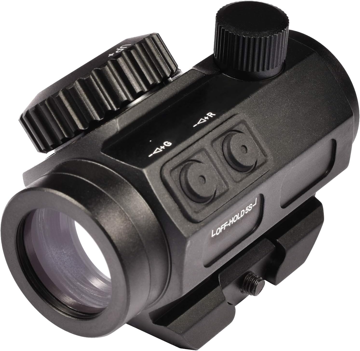 1x20mm Side Red Green Dot Sight 3MOA Dot Size Professional Red Dot Gun Sight Rifle Scope with Micro QD Mount (Black) : Sports & Outdoors