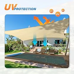 TANG Sunshade Sail 13' x 20' Beige Rectangle Shade