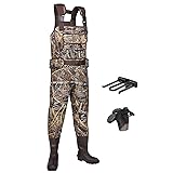 HISEA Chest Waders for Men, Neoprene Hunting Waders