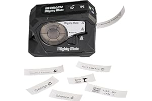 Brady Mighty Mate Label Maker - Wireless Bluetooth Printing, Labeler for Home, Kitchen, and Office Organization.