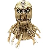 AUSTUFF Latex Harvest Mask, Creepy Full Head Halloween Costume Adult | Realistic 3D latex mask. Breathable, durable, full-head coverage. Ideal for haunted houses & cosplay
