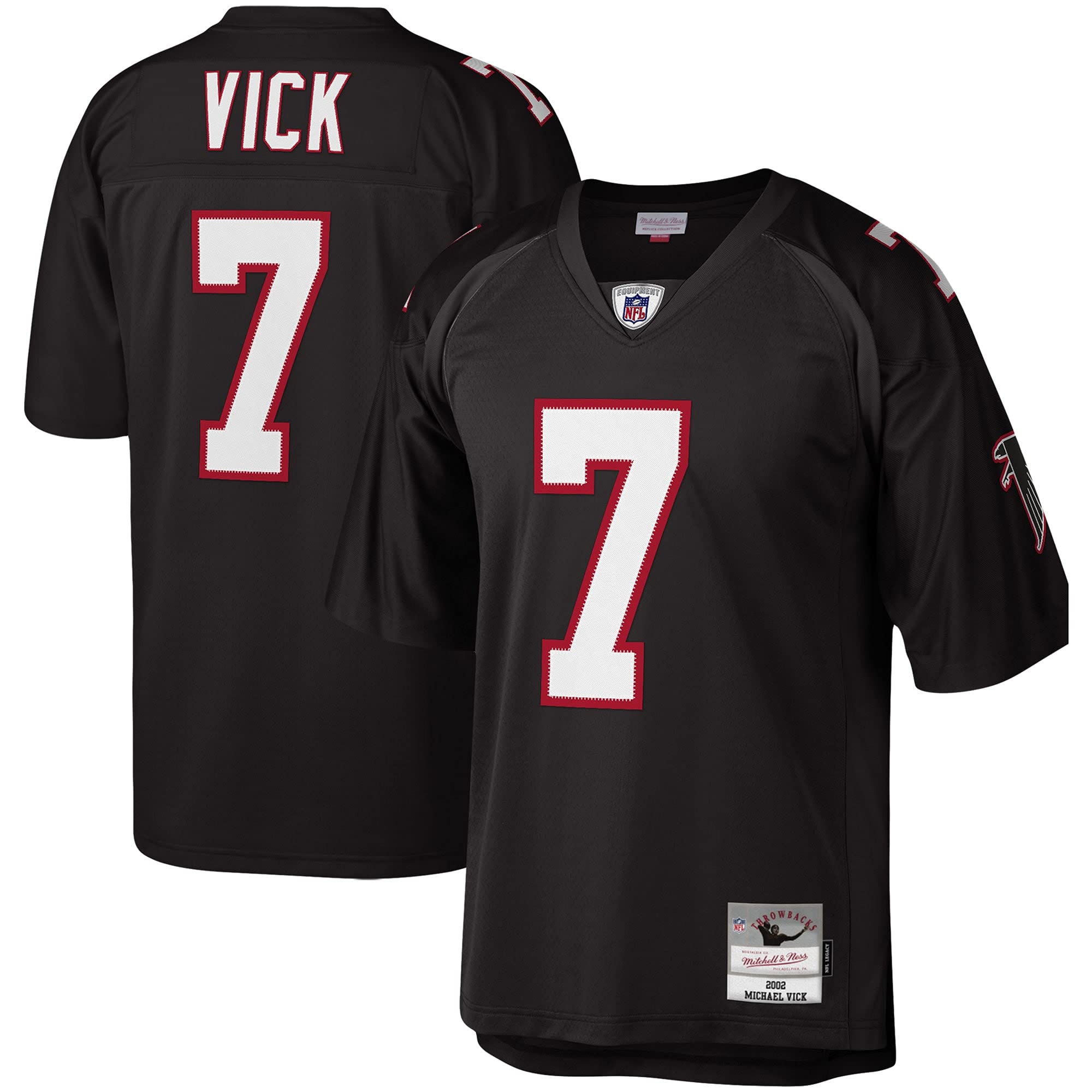 Mitchell&Ness Atlanta Falcons Michael Vick Shirt Black/Black L