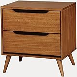 Furniture of America CM7386A-N Lennart Oak Nightstand, 24" H
