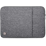 CAISON 14 inch Classic Comfort Laptop Sleeve Case Water-Resistant Protector Cover Bag Pouch For 14" Notebook Computers / 13.5" Microsoft Surface Book (Grey)