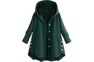 TARIENDY Plus Size Coats for Women Oversized Chunky Sweaters Button Up Hoodies Lightweight Long Sleeve Tops Comfy Soft Shirts