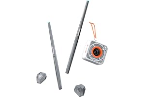 GAMSING Electronic Drum Set Portable Electric Air Drum Set Black – Motion-Sensing Drumsticks with Clip-On Foot Pedals, App Training Modes, Travel for Indoor and Outdoor Use