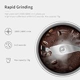 SHARDOR Coffee & Spice Grinder Electric with 2 Removable Stainless Bowls 70g view 2