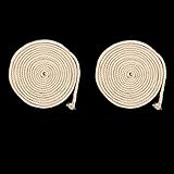 FASTROHY 2Pcs 10FT Diameter 3/16'' Round Cotton