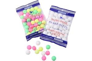 REGODI 300g/2 Bags of Colorful Balls,It Comes with 6 Colorful Gauze Bags(Colorful & White)